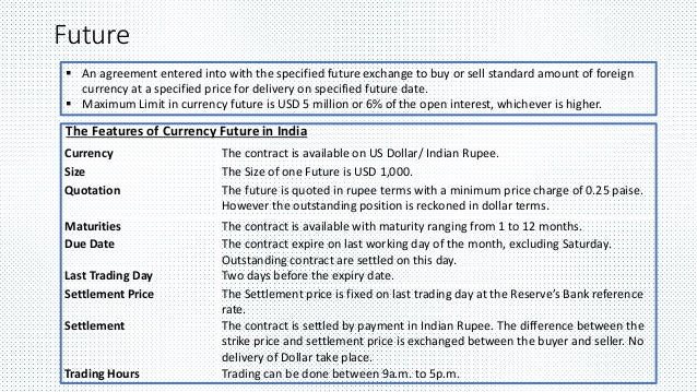 Currency trading accounts